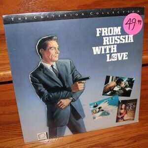 new sealed Criterion Collection FROM RUSSIA WITH LOVE Laserdisc MGM James Bond